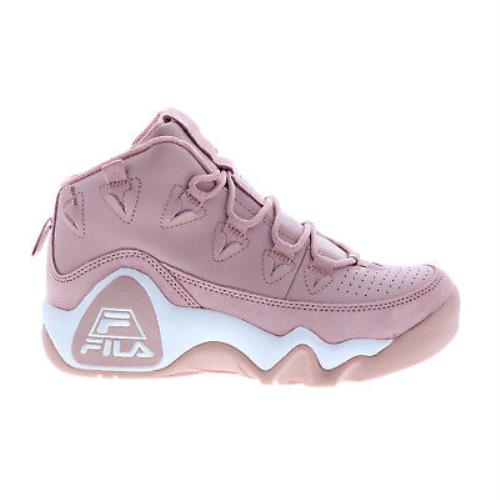 Fila Grant Hill 1 5BM00529-661 Womens Pink Leather Athletic Basketball Shoes - Pink