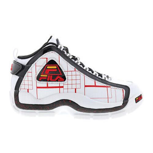 Fila Grant Hill 2 1BM01753-115 Mens White Leather Athletic Basketball Shoes