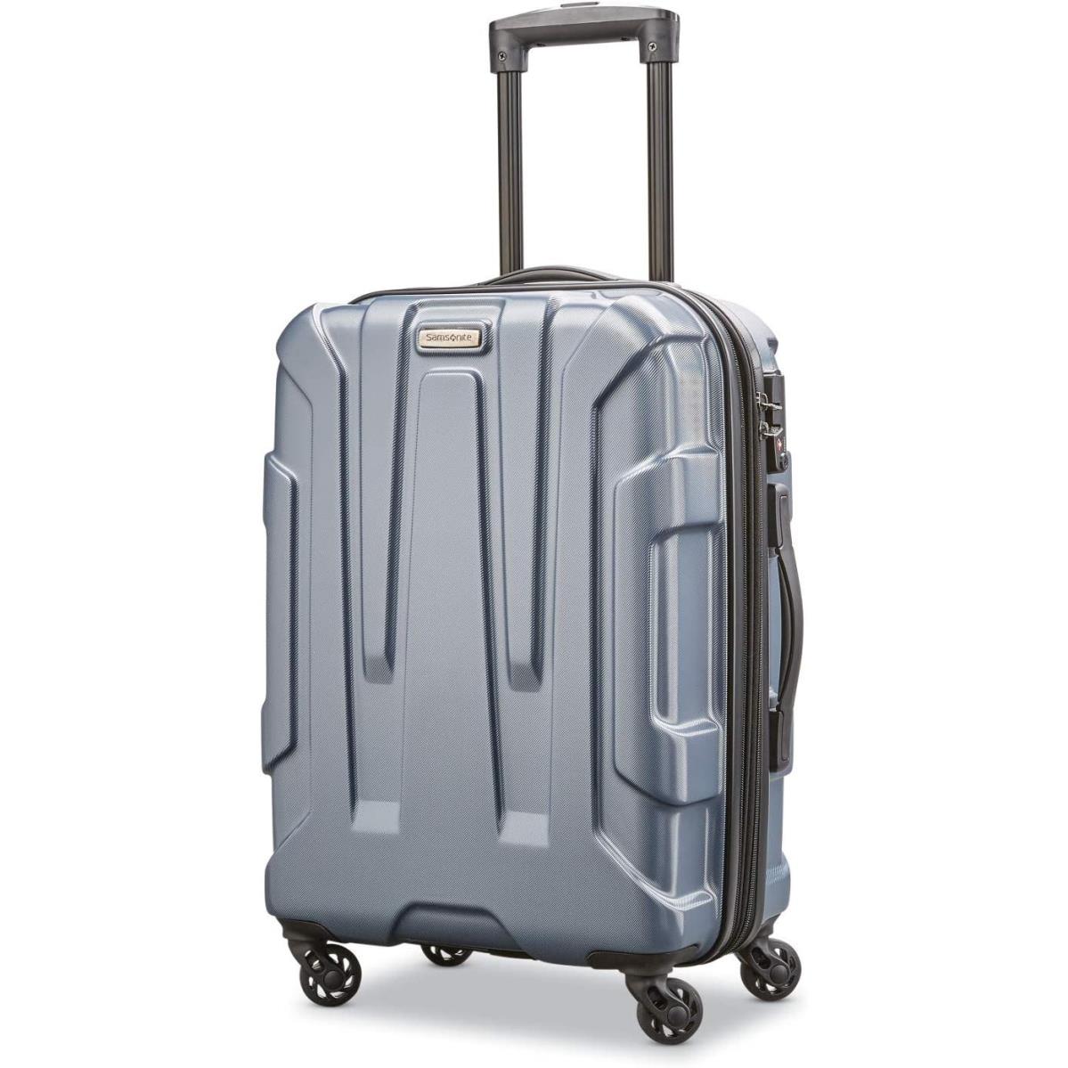 Samsonite Centric Hardside Expandable Luggage with Spinner Wheels Blue Slate