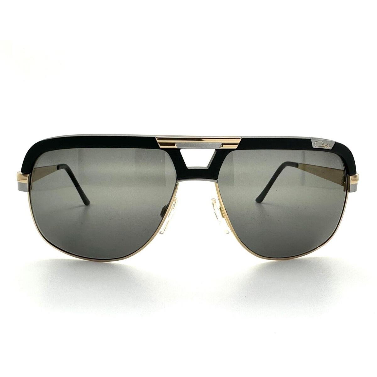 Cazal Legends MOD.986 Sunglasses 002SG Black-gold with Silver Grey Lens 63mm