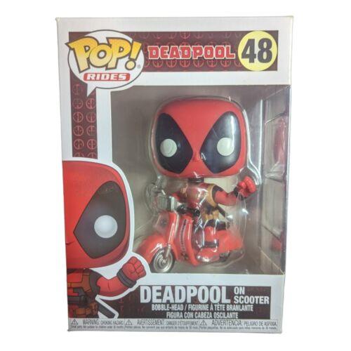 Funko Pop Marvel Rides Deadpool on Scooter 48 Vinyl Figure Collectable Toy