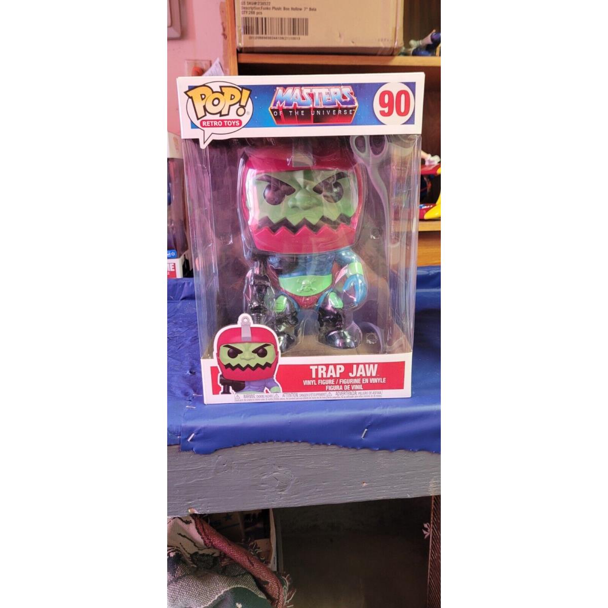 Funko Pop Masters of The Universe Motu Trap Jaw 10-Inch 90 Giant Pop He-man