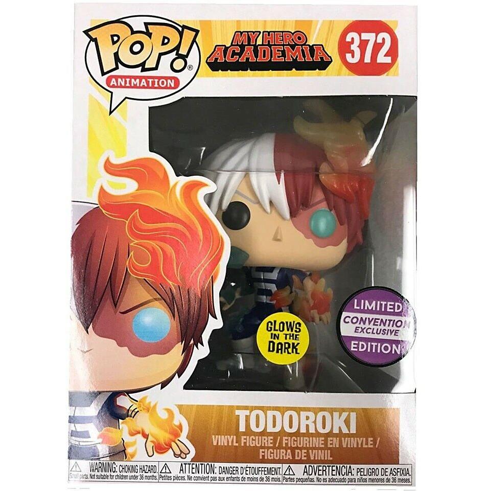 My Hero Academia Pop Animation Todoroki Vinyl Figure 372 Glows-in-the Dark