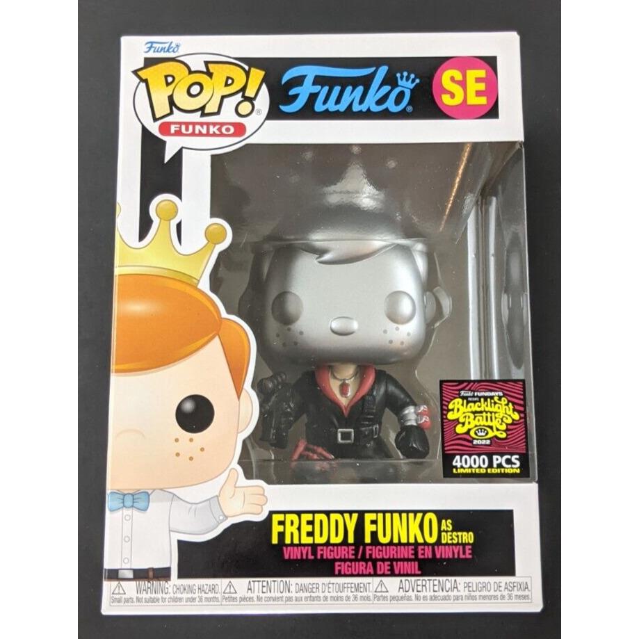 Freddy Destro Funko Pop SE Figure Fundays 2022 GI Joe Limited Edition LE