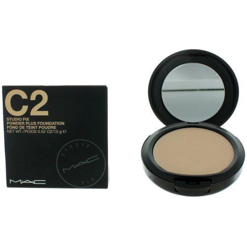 Mac Women`s Powder Plus Foundation Studio Fix Long-wearing C2 0.52 oz