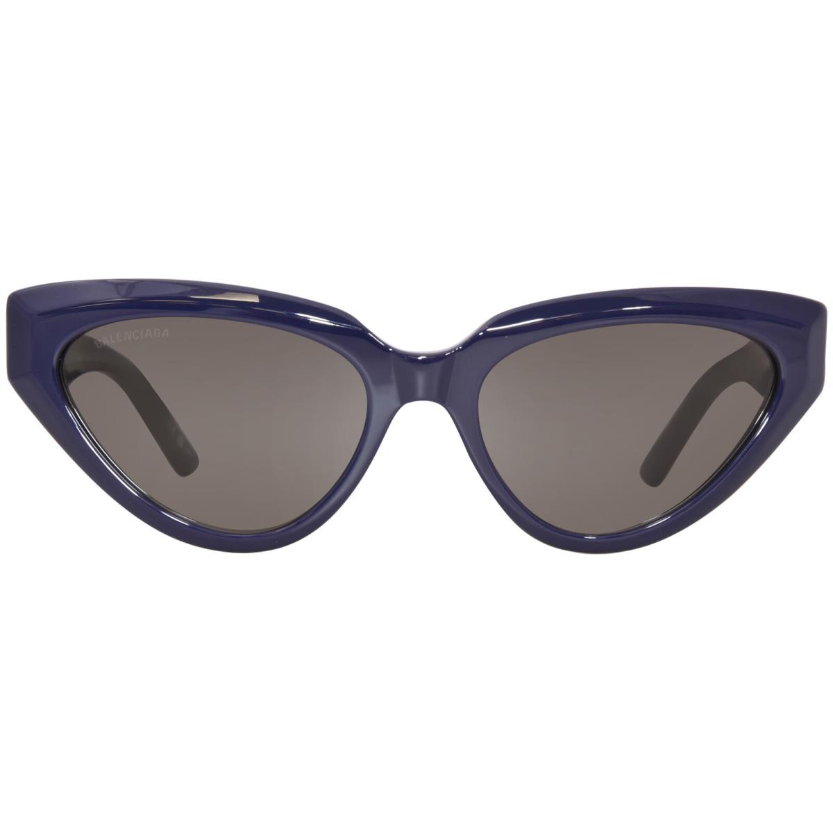 Balenciaga BB0270S 004 Sunglasses Women`s Blue/grey Cat Eye 56mm