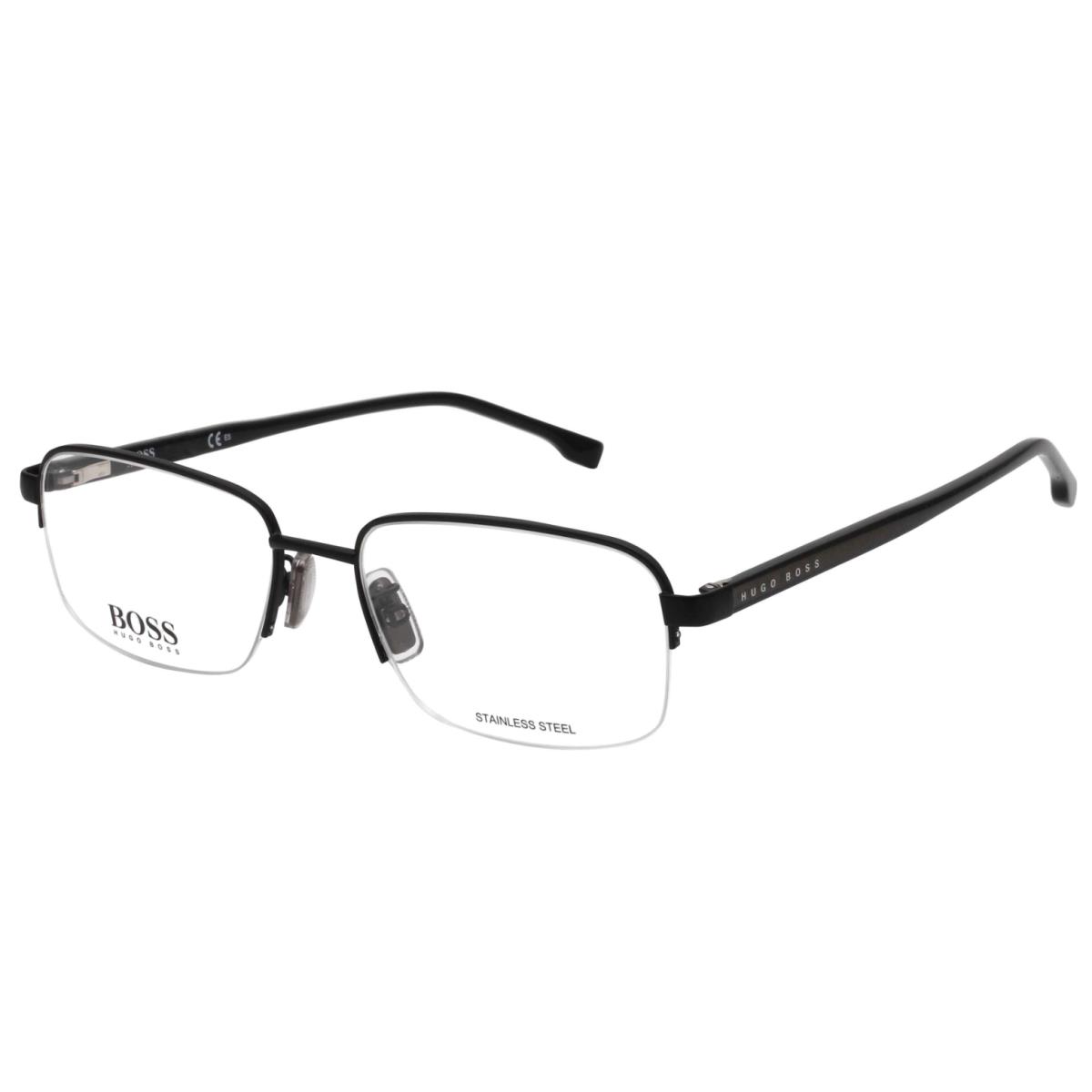 Hugo Boss Eyeglasses Boss 1064/F 003 56-18 145 Matte Black Semi-rimless Frames