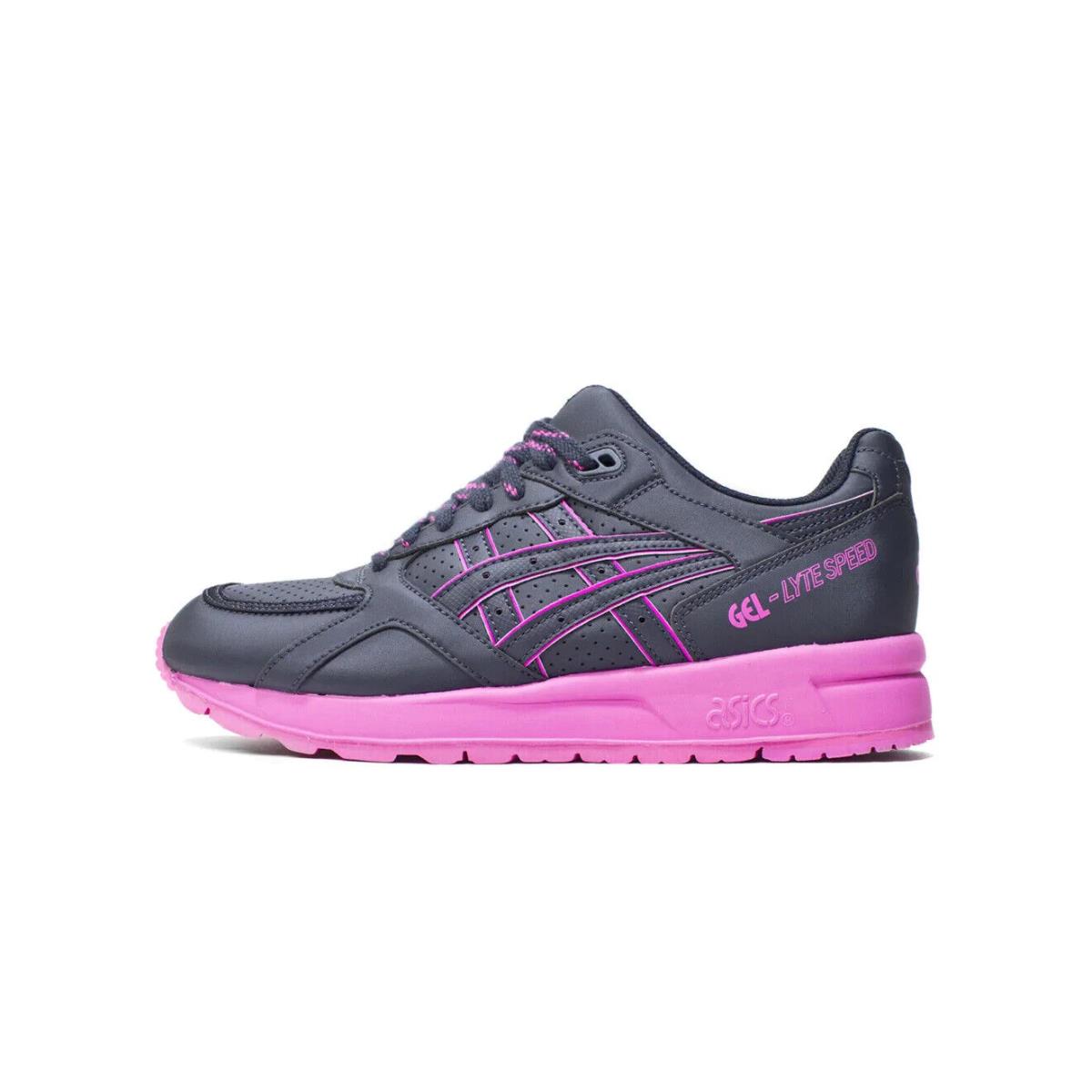 Asics Gel-lyte Speed H616y-5050 Men`s Indian Ink/pink Running Shoes Size 5 PB650