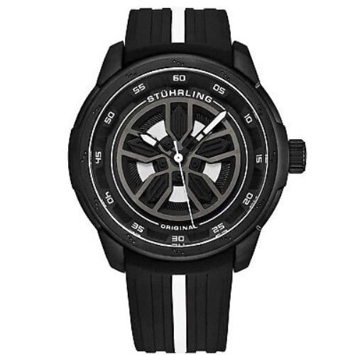 Stuhrling Men`s Classic Black Dial Watch - M12645