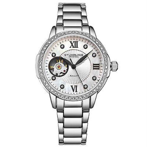 Stuhrling Women`s Classic Silver Dial Watch - M12652