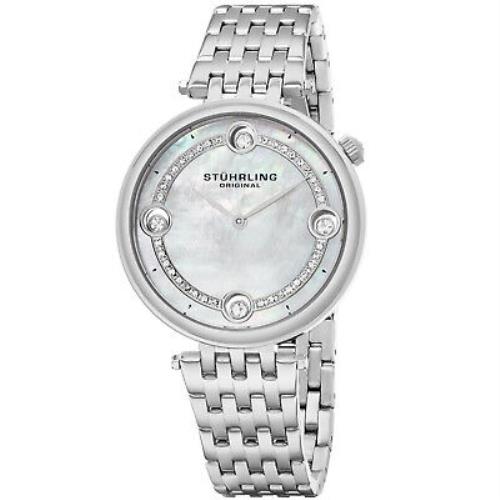 Stuhrling Women`s Symphony Mother of Pearl Dial Watch - 716.01