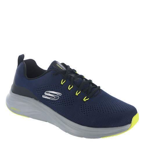 Mens Skechers Sport Vapor FOAM-232625 Navy Lime Mesh Shoes