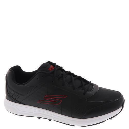 Mens Skechers Performance GO Golf Prime Black Red Leather Shoes