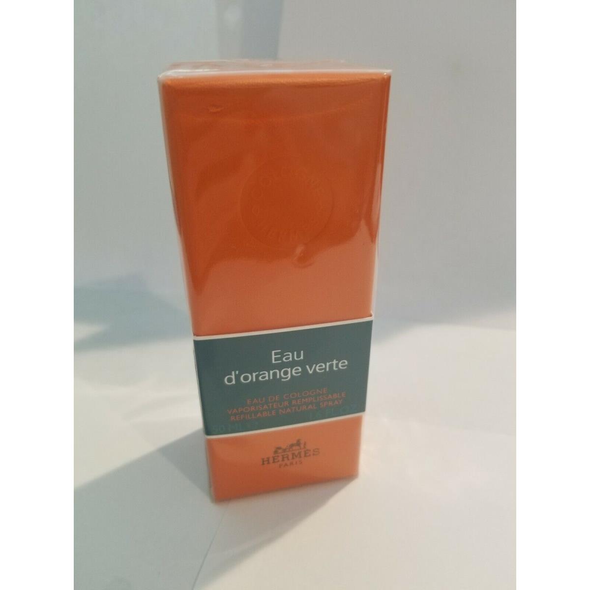 Eau D`orange Verte by Hermes 1.6 oz Eaudecologne Refillable Spray. Factorysealed