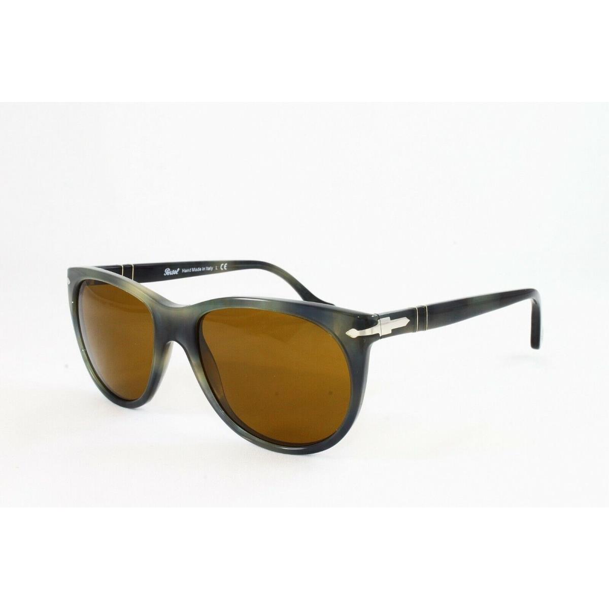 Persol Sunglasses PO3097S 1017/33 Striped Grey Havana Size 53mm