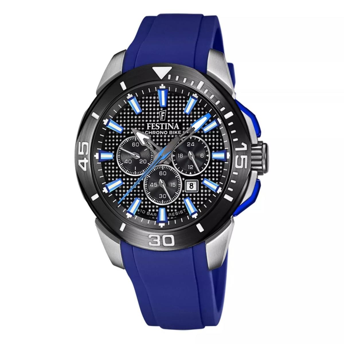 Watch Festina F20642/1 Chrono Bike Man Blue Strap