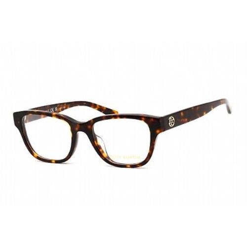 Tory Burch TY 2135U 1728 Eyeglasses Dark Havana Frame 50mm