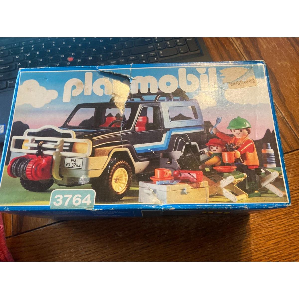 1994 Vintage/retired Playmobil 3764 Camping Truck - Read