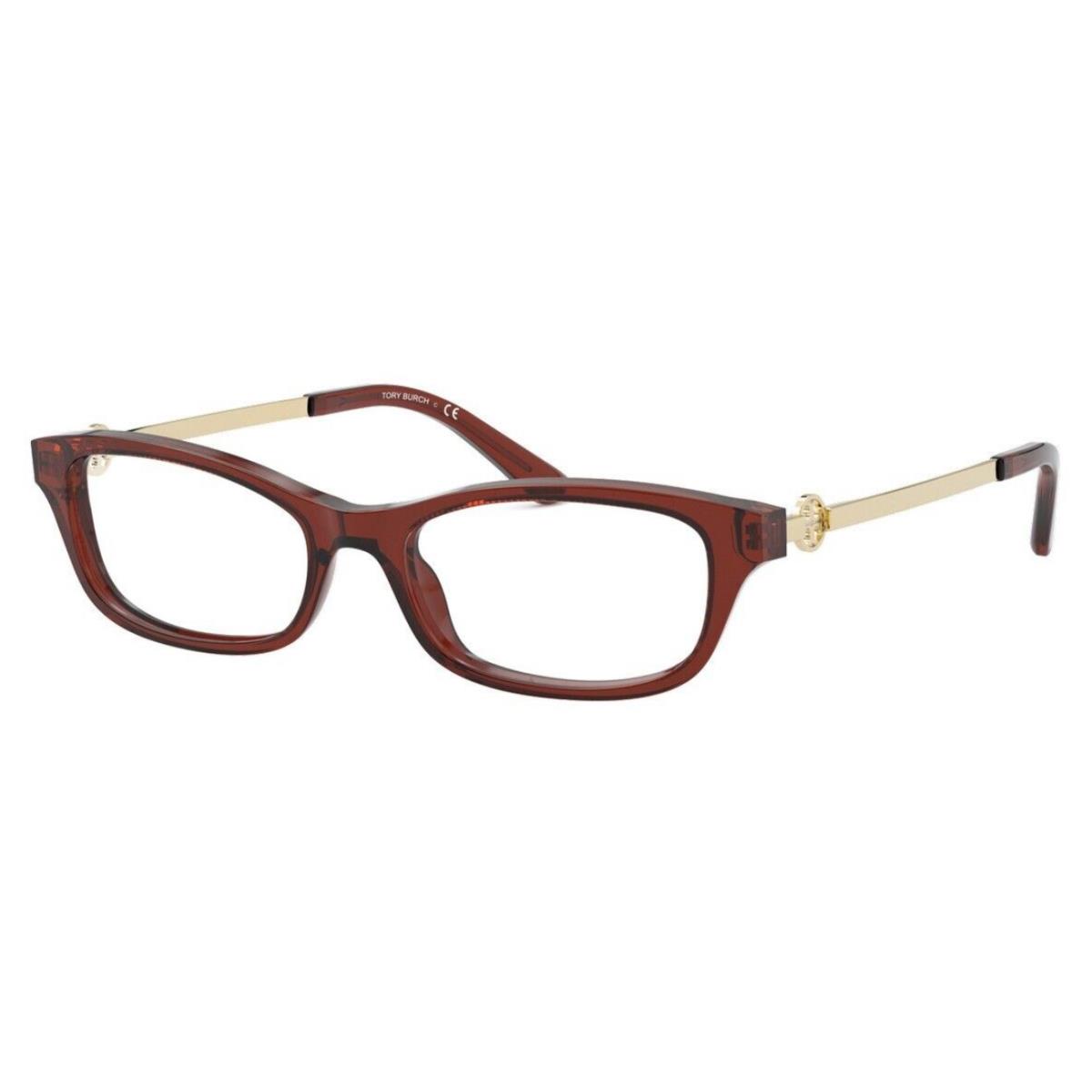 Tory Burch Rx Eyeglasses TY 2106-1800 Havana Brown w/ Demo 52mm