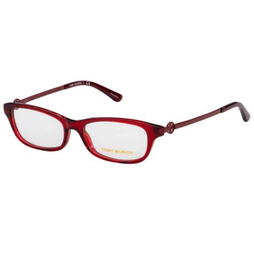 Tory Burch Rx Eyeglasses TY 2106-1801 Red w/ Demo Lens 52mm - Frame: Red