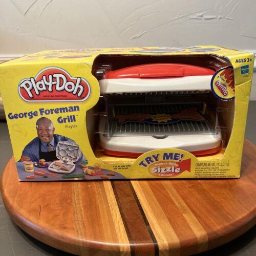 Vtg Play-doh George Foreman Grill Playset Hasbro Ages 3+ Toy Rare