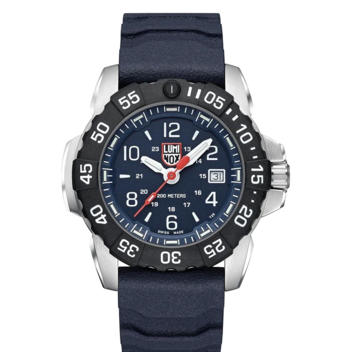 Luminox Watch XS.3253.CB Navy Seal Steel 45 MM Blue Dial Rubber: