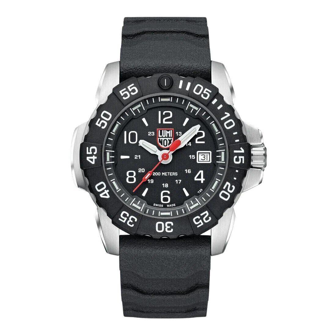 Luminox Navy Seal XS.3251.CB Men`s Quartz Watch Black Rubber Band 45mm Case