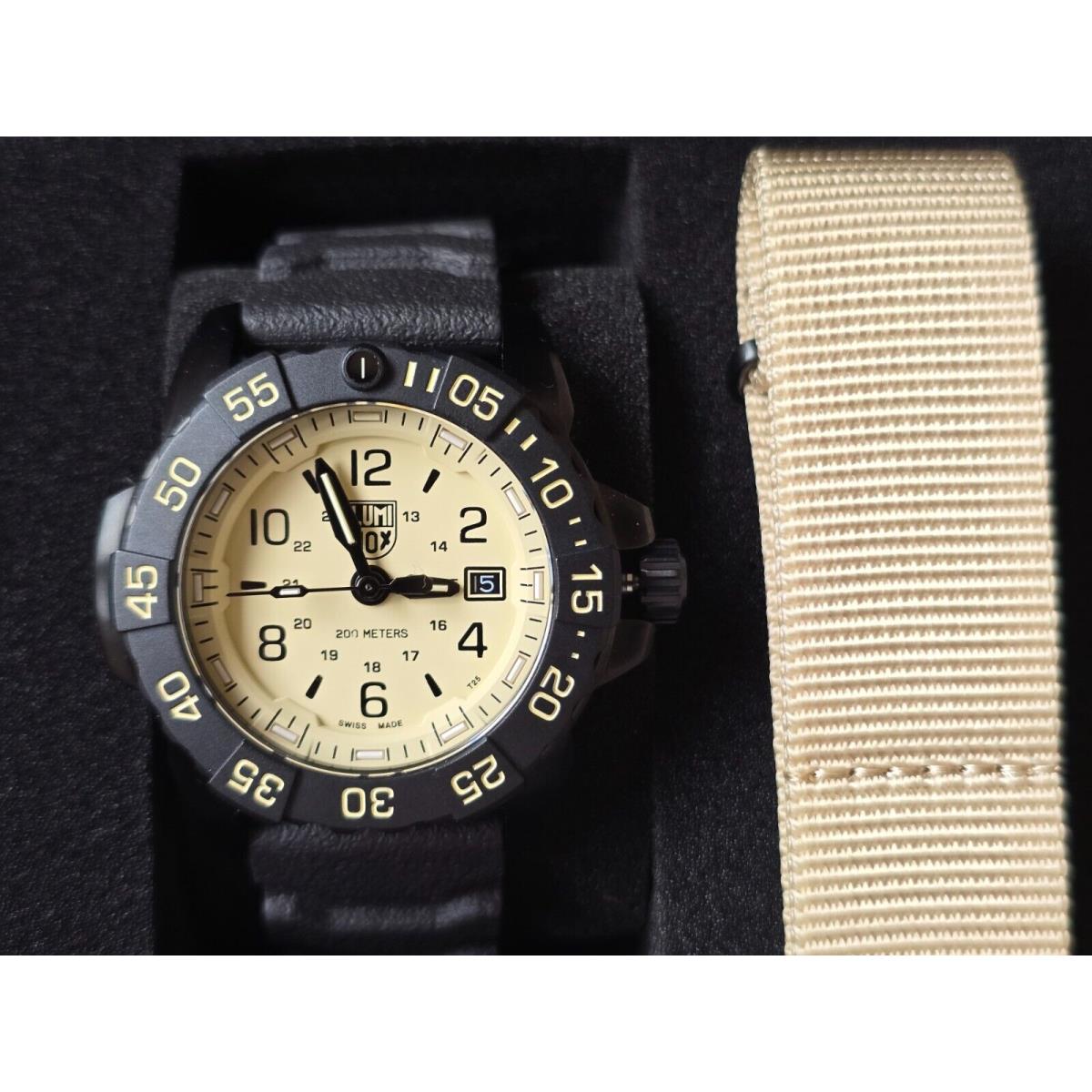 Luminox Navy Seal Foundation Military Men`s Watch Bonus Strap XS.3251.CB.NSF.SET