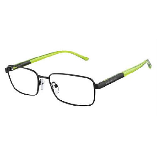 Armani Exchange AX1050 Eyeglasses Matte Black/green 56mm