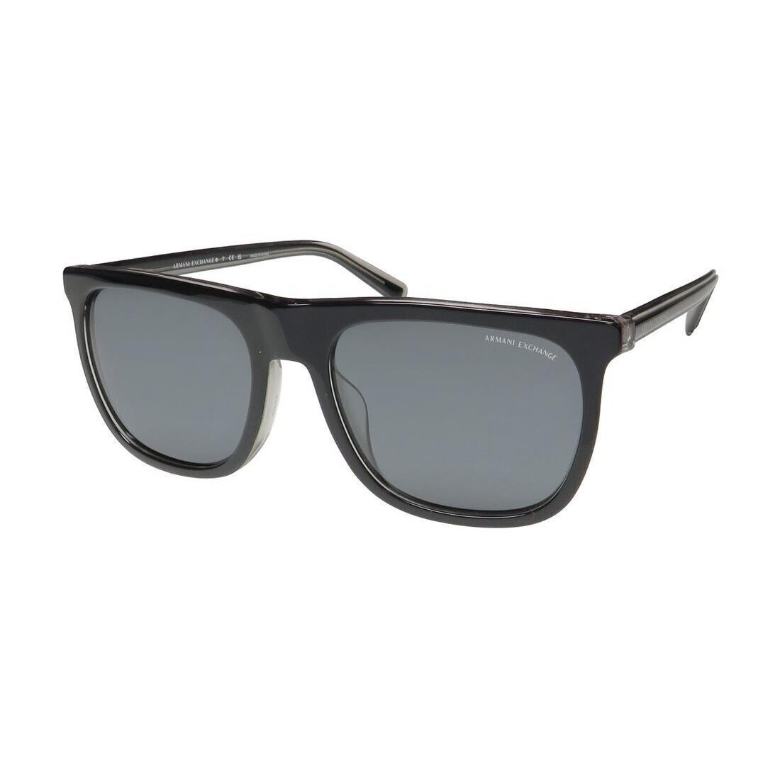 Armani Exchange 4102SF 8318/87 Sunglasses Plastic 57-19-145 Black