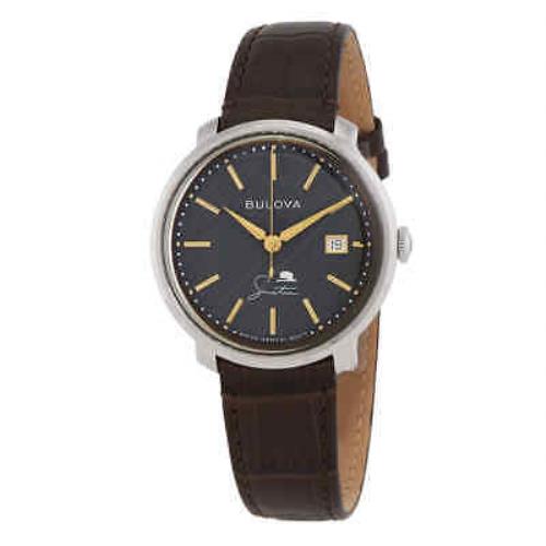Bulova The Best Is Yet to Come Hand Wind Men`s Watch 96B345