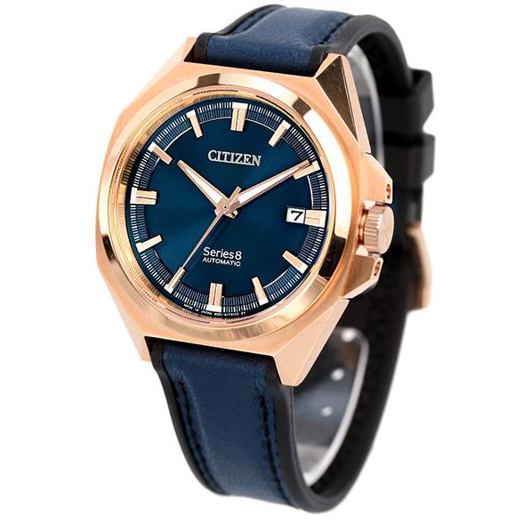 Citizen Series 8 Gold Tone Automatic Blue Dial Men`s Watch NB6012-18L