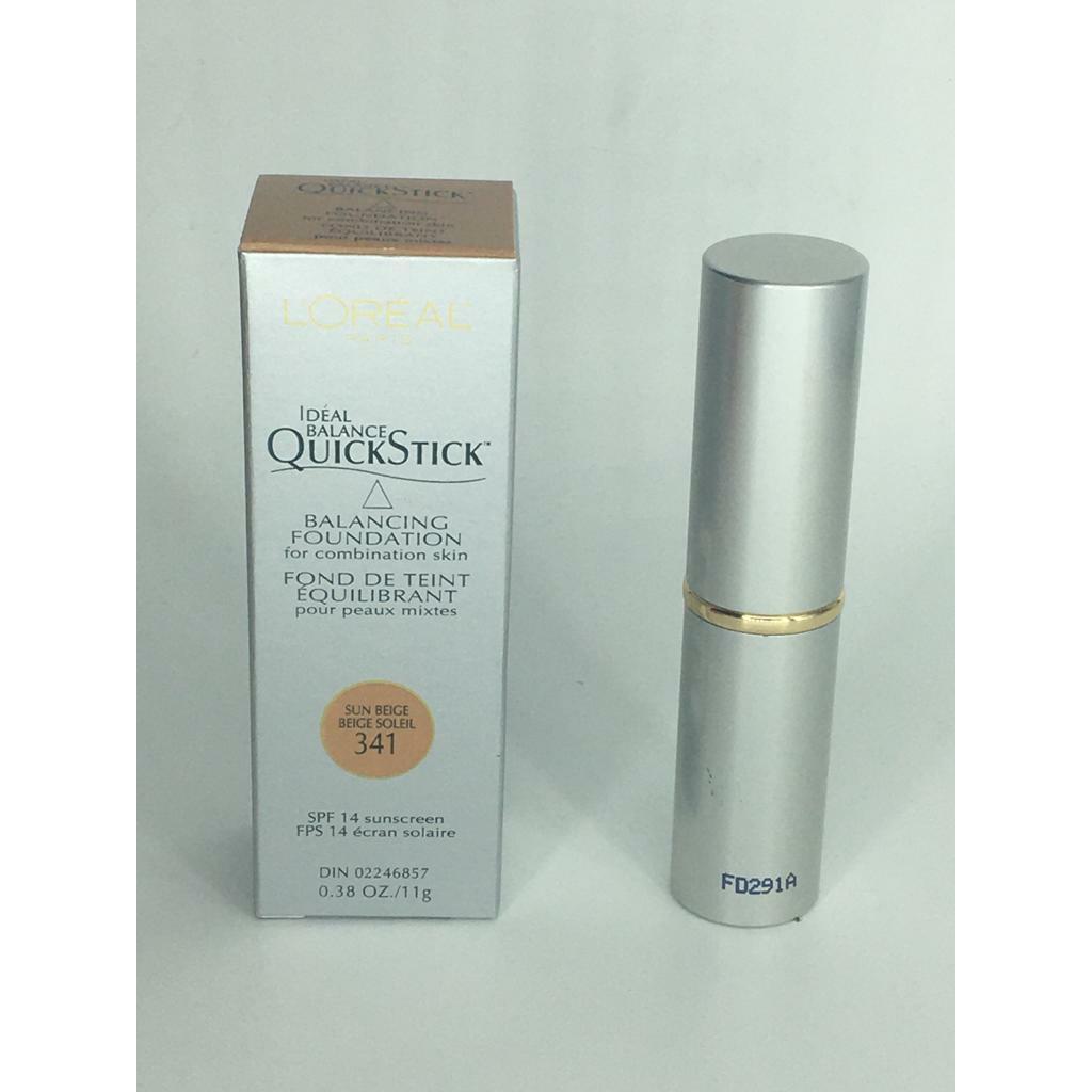 L`oreal Ideal Balance Quickstick Balancing Spf 14 Foundation Sun Beige 341