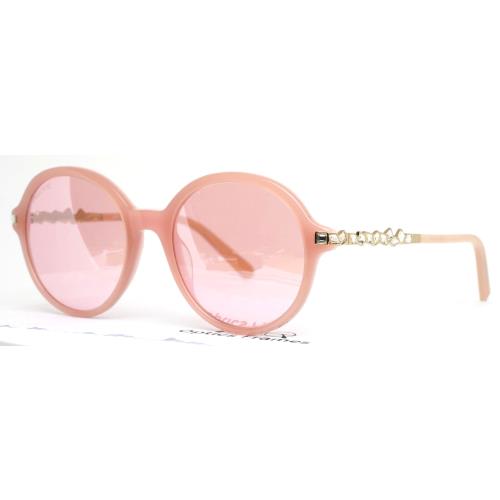 Swarovski SK264 72S Pink Womens Round Full Rim Sunglasses 53-19-140 B:50