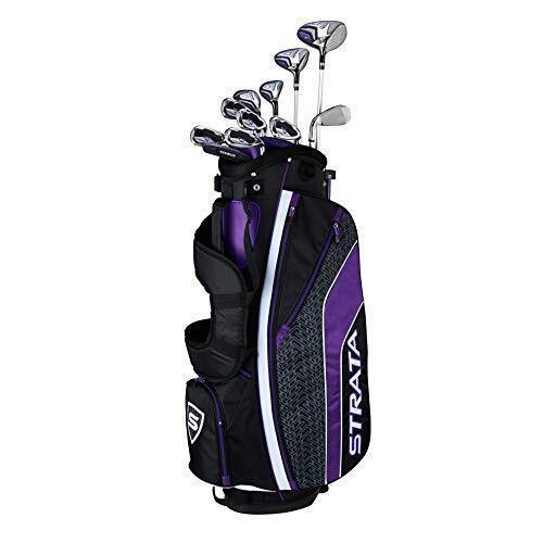 2019 Callaway Women Strata Ultimate Full Set RH 11 Clubs + 1 Stand Bag