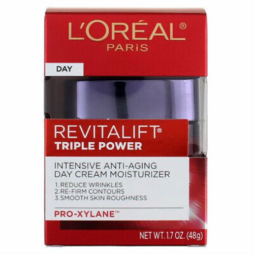 6 Pack L`oreal Paris Revitalift Triple Power Day Anti-aging Cream 1.7 oz