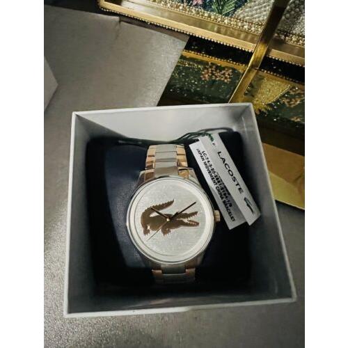 Lacoste Women s Watch Victoria 2001033 Wristwatch Size 38MM - Silver/gold