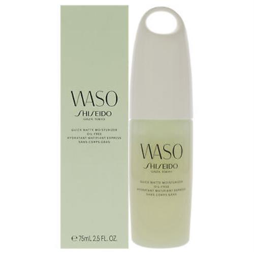 3 Pack Waso Quick Matte Moisturizer Oil-free by Shiseido For Women - 2.5 oz