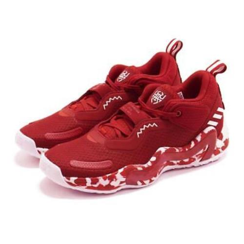 Adidas Men`s Women`s D.o.n. Issue 3 Basketball Shoe - Red