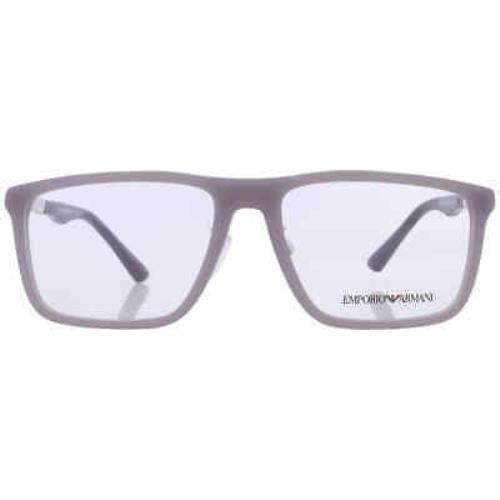Emporio Armani Demo Rectangular Men`s Eyeglasses EA3221F 5126 54 EA3221F 5126 54