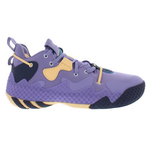 Adidas Harden Vol 6 Unisex Shoes - Purple/Orange , Purple Main