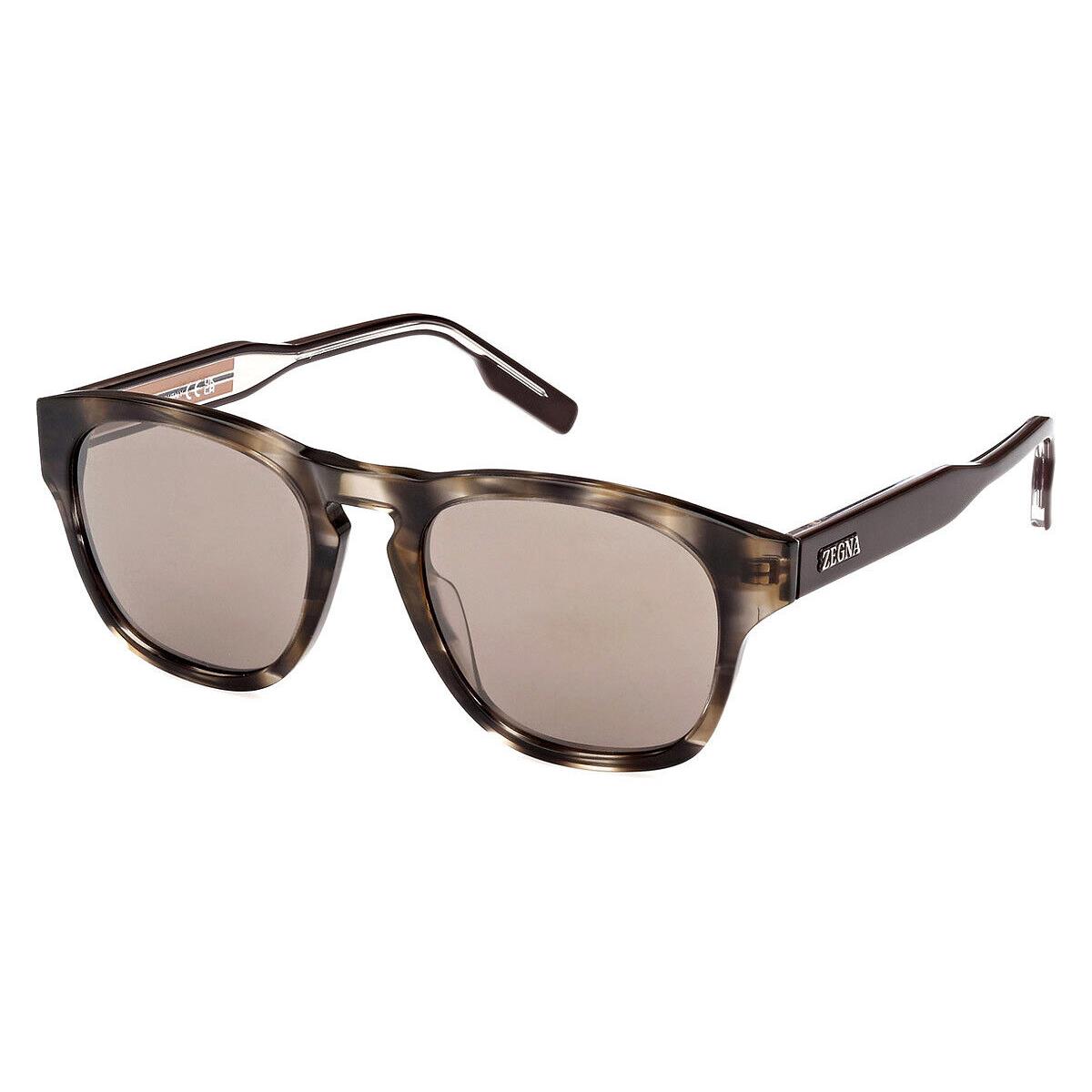 Ermenegildo Zegna EZ0221 Sunglasses Men Round 52mm