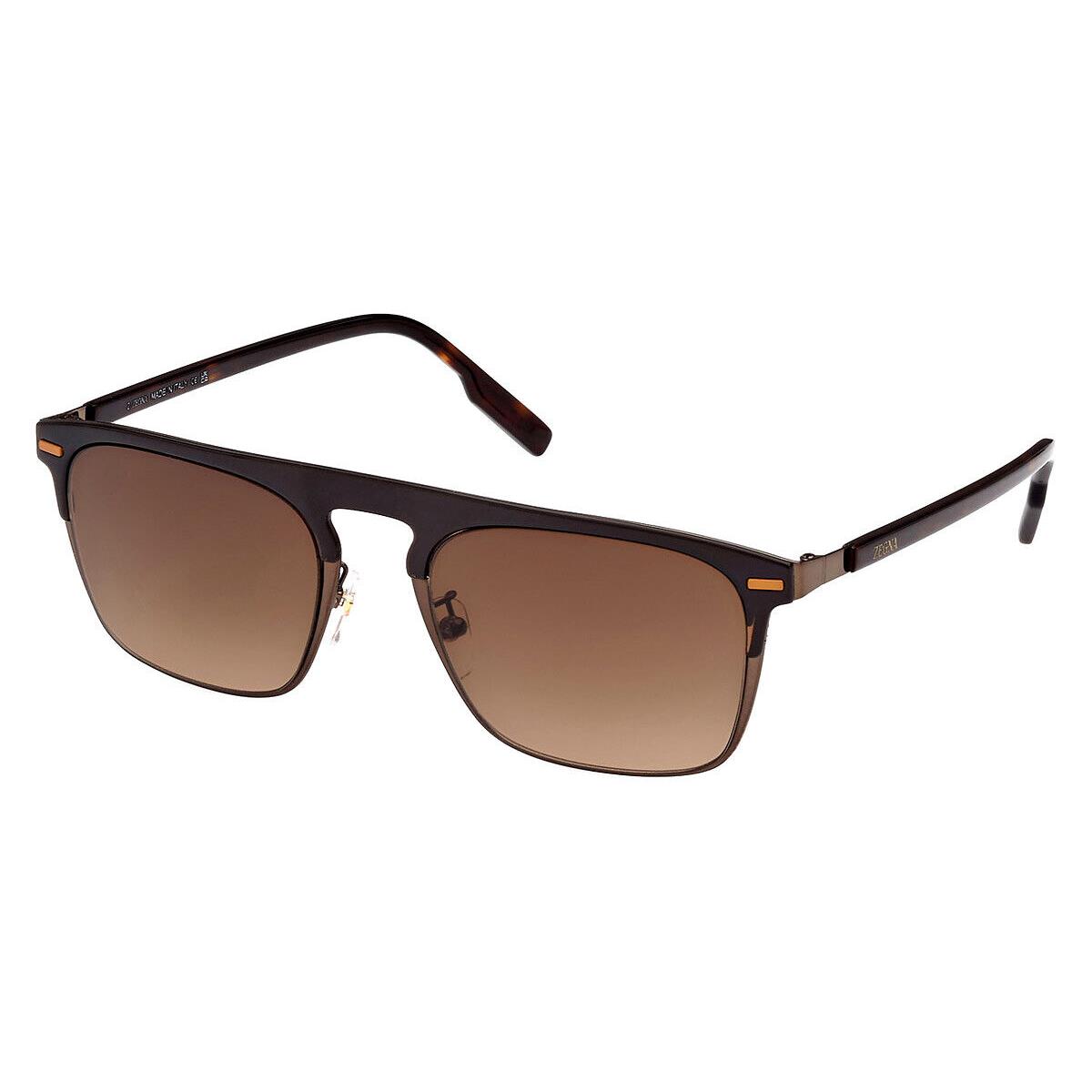 Ermenegildo Zegna EZ0216-H Sunglasses Men Browline 56mm