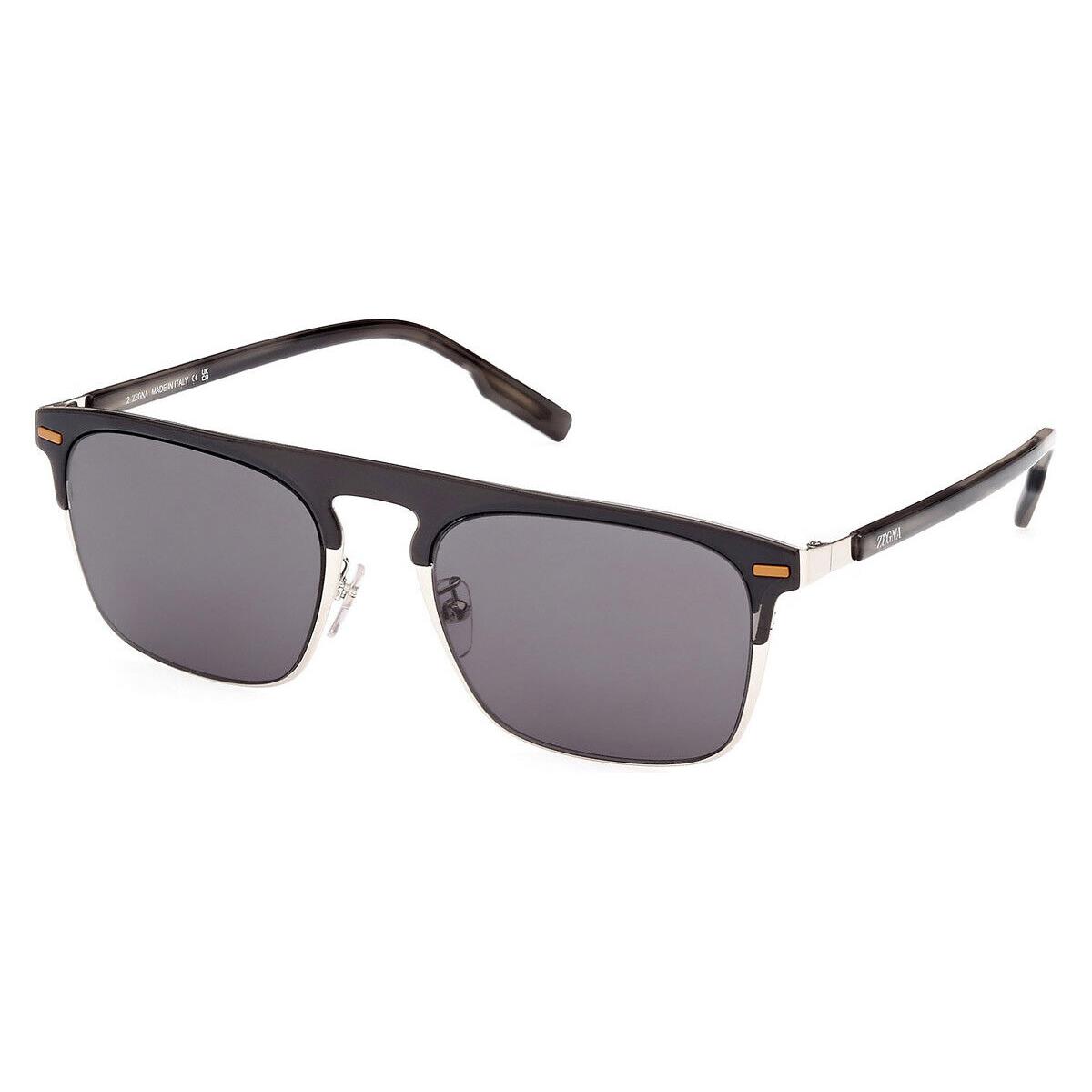 Ermenegildo Zegna EZ0216-H Sunglasses Men Browline 56mm