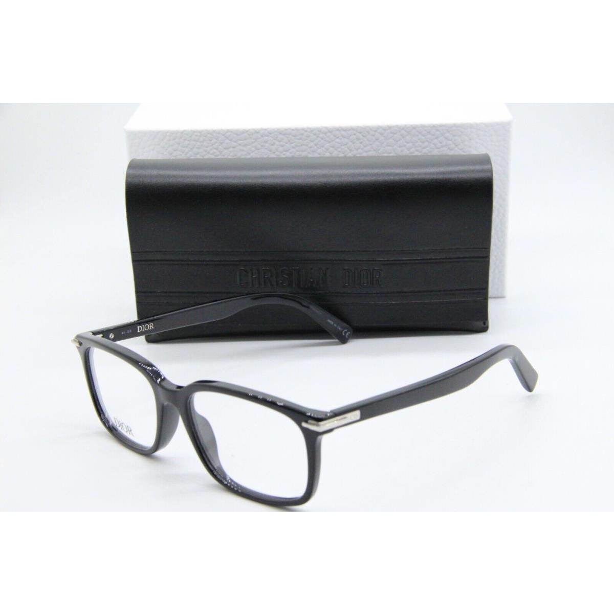Christian Dior Diorblacksuito SI 1000 Black Eyeglasses Wcase 55-17