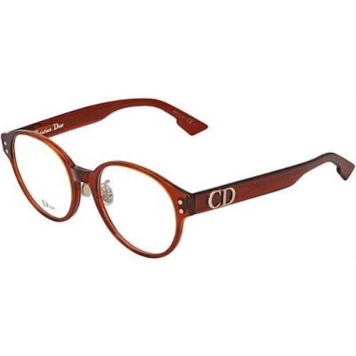 Dior Demo Round Ladies Eyeglasses DIORCD3F 02LF 50