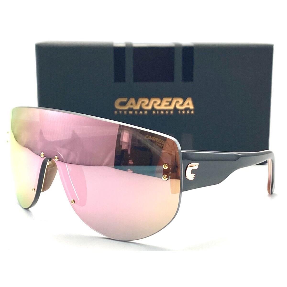 Carrera Flagbag 12 0000J Black Sunglasses 99-01 140 V W/case - Frame: Black, Lens: Pink