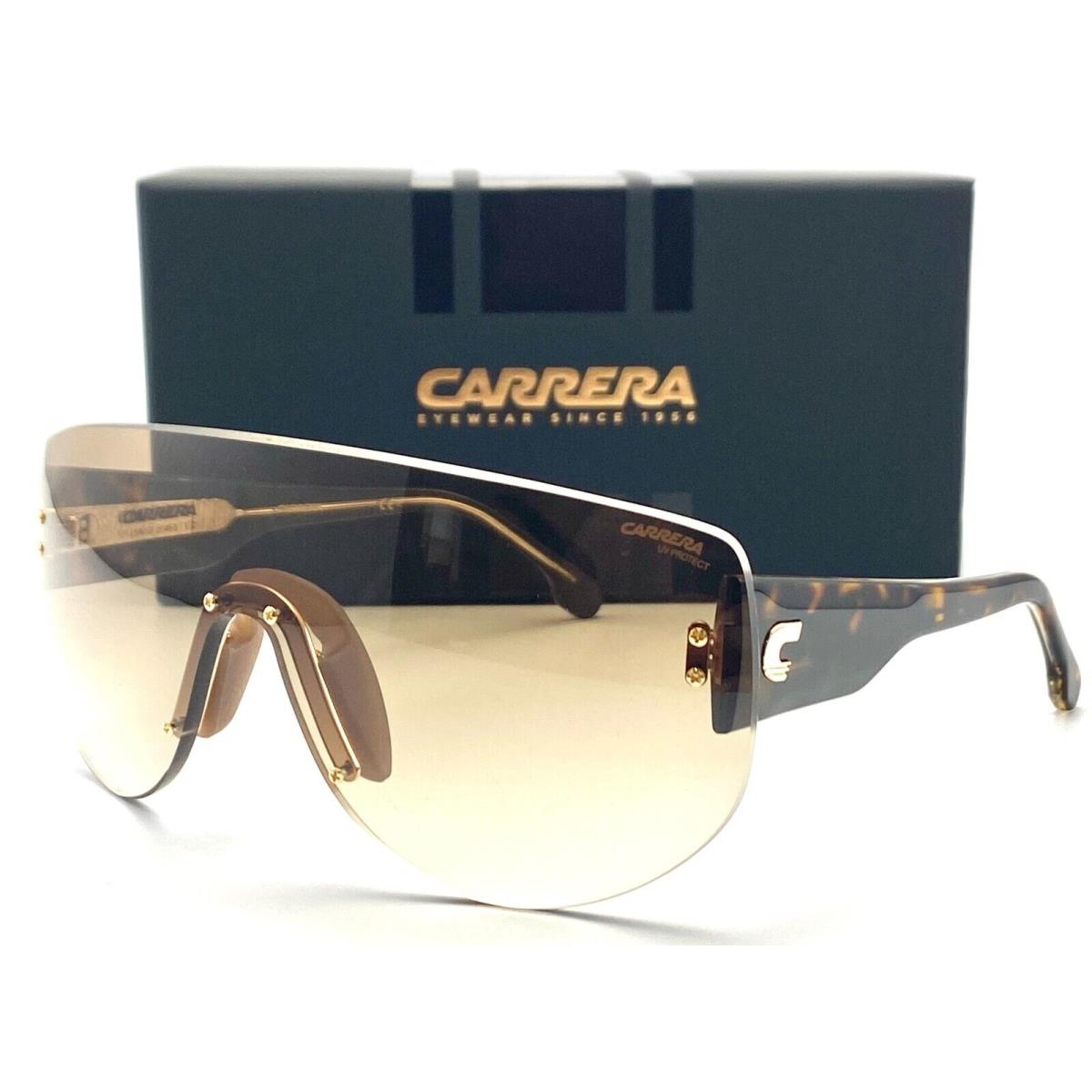 Carrera Flagbag 12 08686 Havana Sunglasses 99-01 140 V W/case - Frame: Brown, Lens: Brown