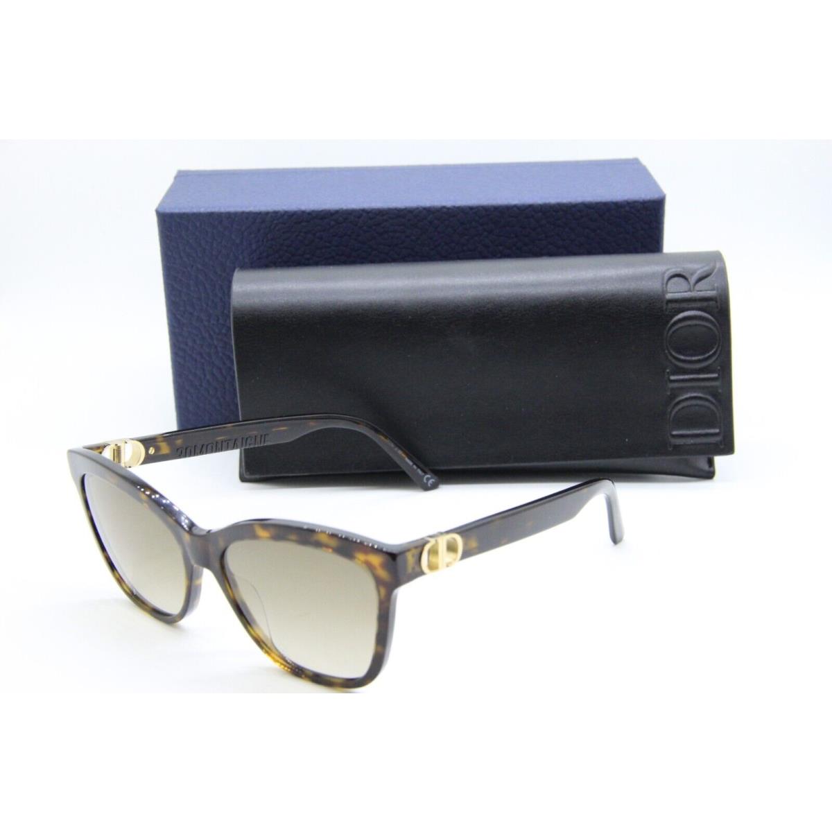 Christian Dior Montaignemini BI 20F1 Havana Sunglasses Wcase 56-16