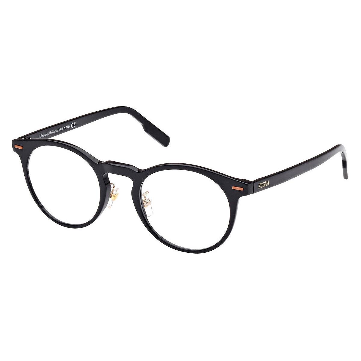 Ermenegildo Zegna EZ5249-H Eyeglasses Shiny Black/vicuna 50mm